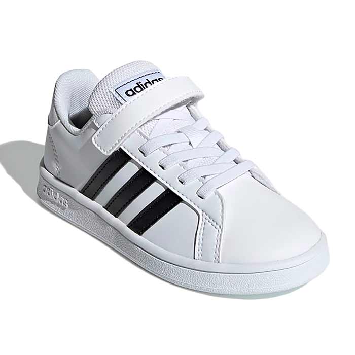 TENIS PARA NIÑOS ADIDAS NIÑO BLANCO ADIDAS GRAND COURT VELCRO EF0109