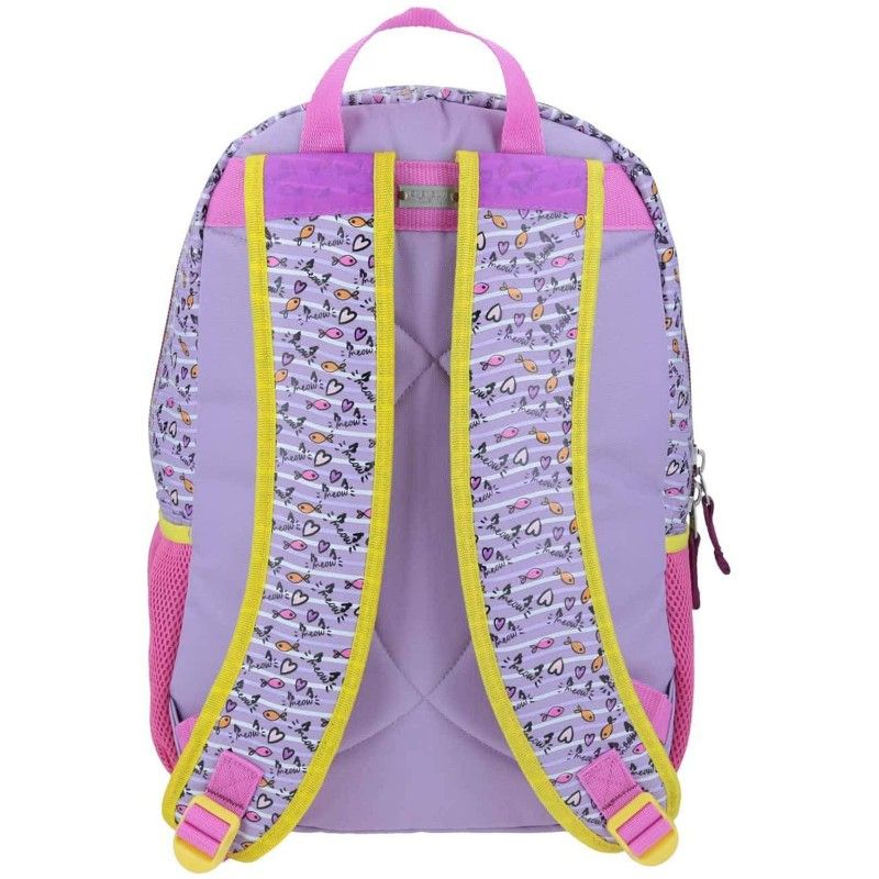 Mochila Grande Chenson Happy Girl Gato hg64151-v
