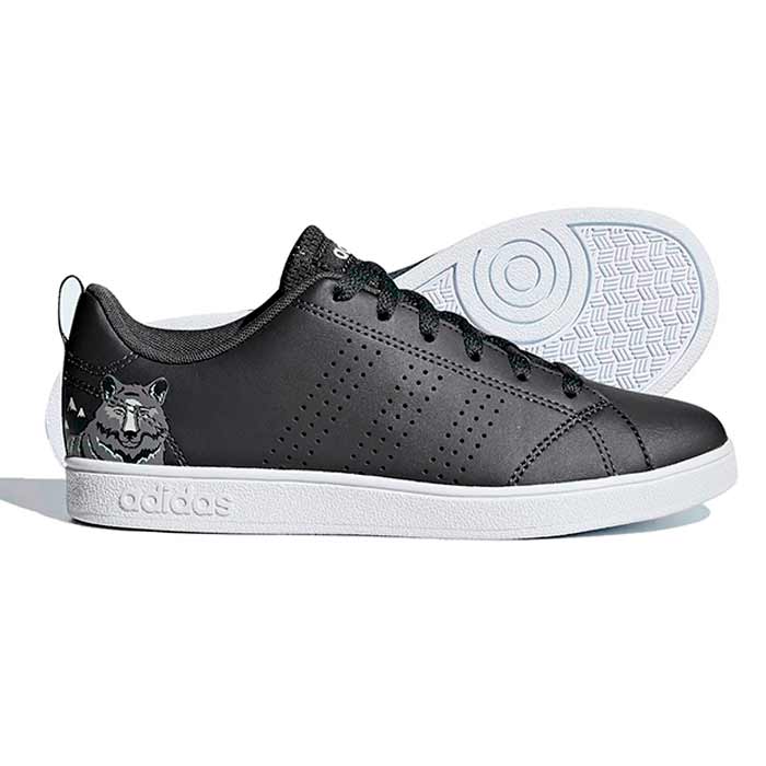 Tenis ADIDAS Niño VS ADVANTAGE CL K Gris F36245