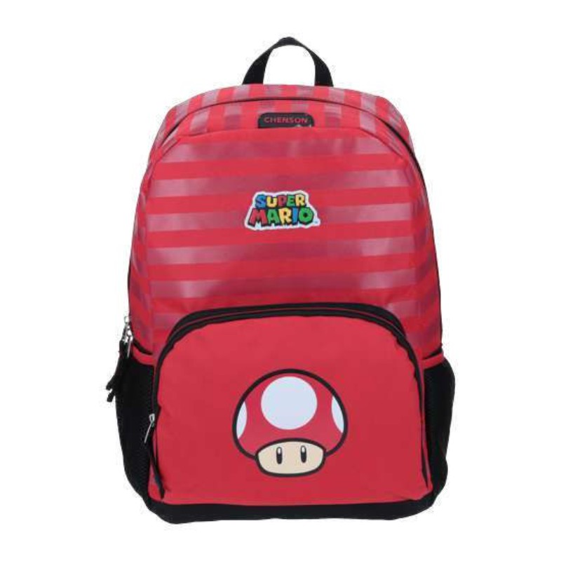 Mochila Grande Chenson Super Mario Bros Hongo Toad MB63654-r