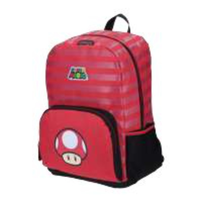 Mochila Grande Chenson Super Mario Bros Hongo Toad MB63654-r