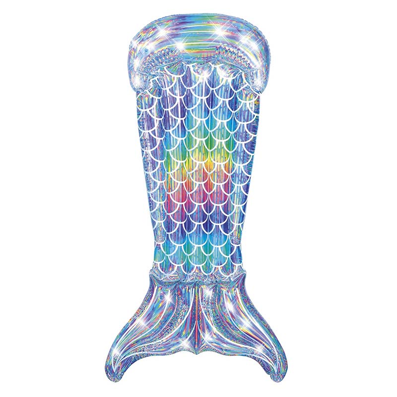 Flotador Inflable Cola De Sirena Tornasol Piscina alberca playa Bestway