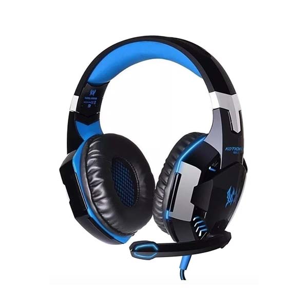 AUDIFONOS GAMER G9000 SONIDO HD 360 MICROFONO LED COLOR ROJO