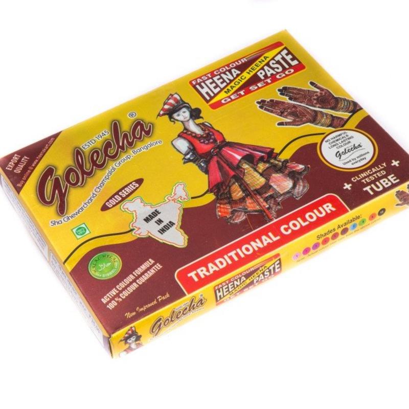 10 Tubos Henna Natural Para Tatuajes