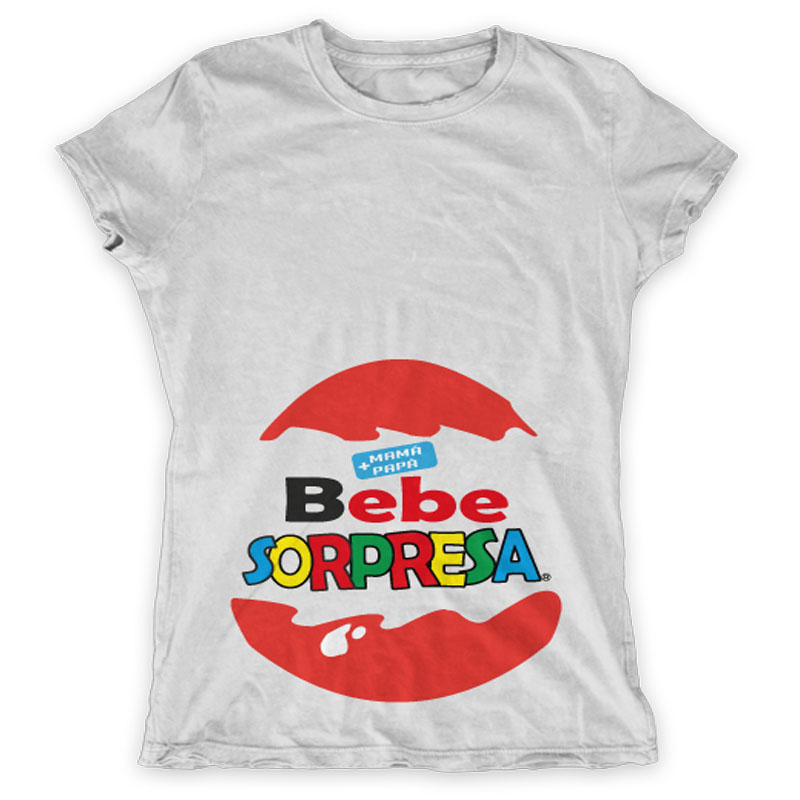 PLAYERA PARA EMBARAZADA, BEBE SORPRESA, BABY SHOWER DIVERTIDAS, PLAYERAS CHINOS.