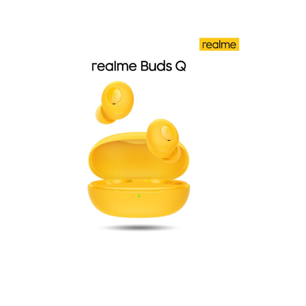 Audífonos Inalámbricos Realme Buds Q Amarillo