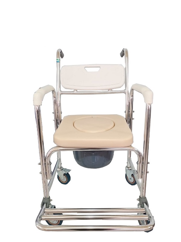 Silla Para Baño Discapacitados 3 En 1 Super Confort Silla Ducha, Comodo Y Silla De Traslado.