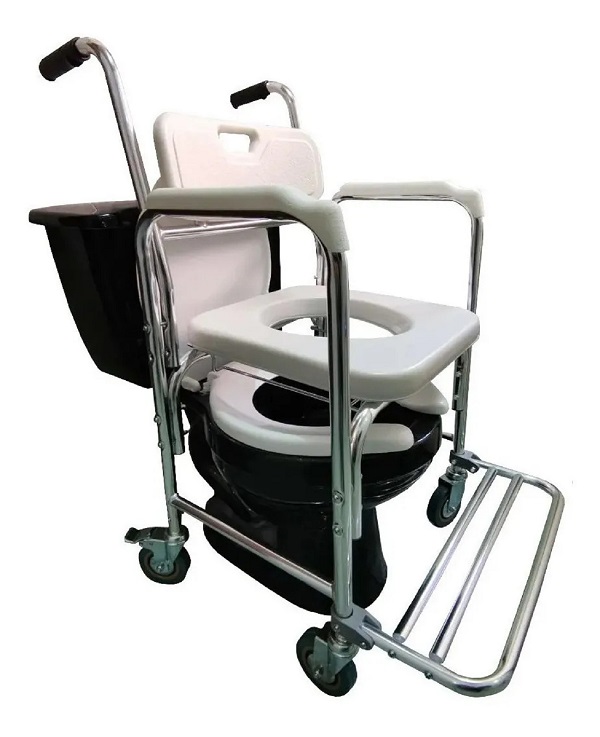 Silla Para Baño Discapacitados 3 En 1 Super Confort Silla Ducha, Comodo Y Silla De Traslado.