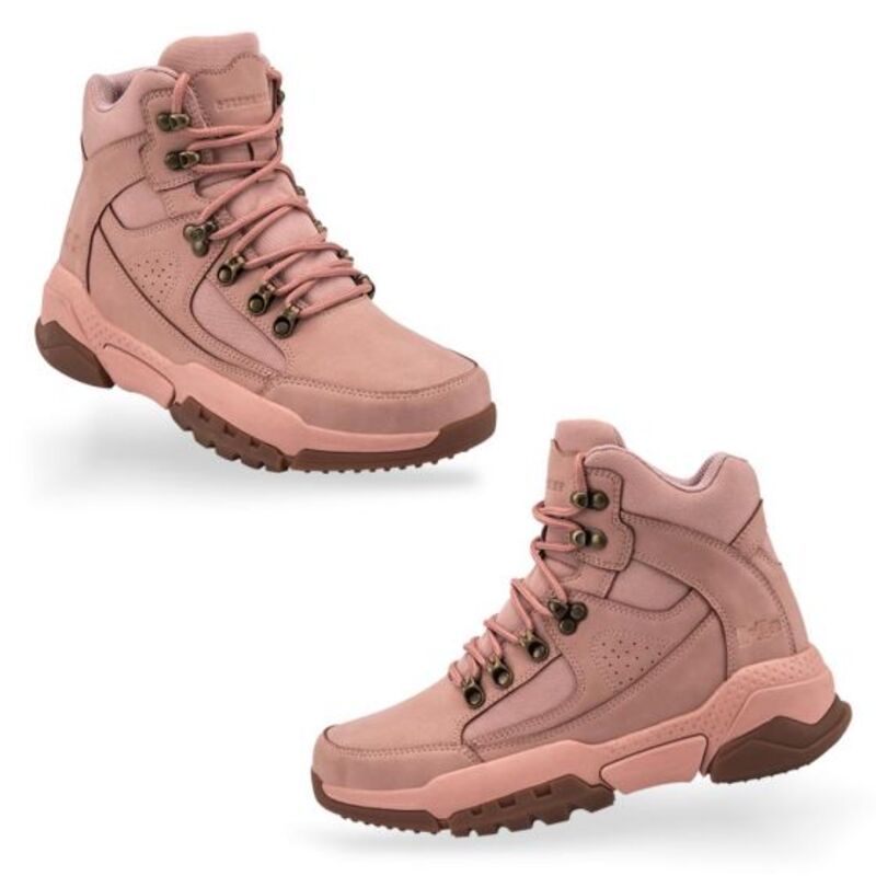 Tenis Tipo Bota Para Dama Hummer Color Rosa 453