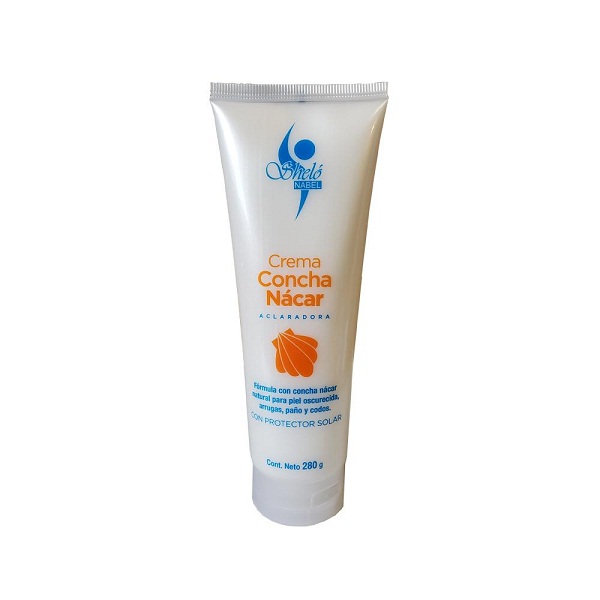crema facial concha nacar
