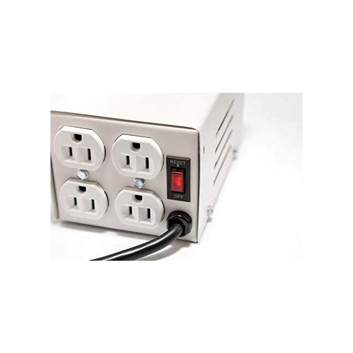 TDE Power Technology , Pro 2000. Regulador de Voltaje y supresor de Picos con Capacidad de 2000WATTS / 16 Amperes. Acondicionador de Voltaje. para Cuatro Equipos de Alto Consumo