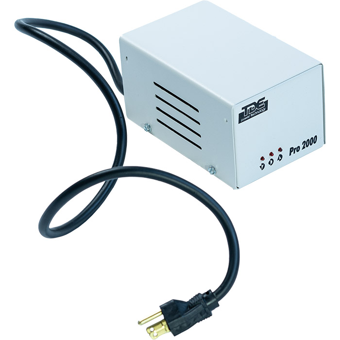 TDE Power Technology , Pro 2000. Regulador de Voltaje y supresor de Picos con Capacidad de 2000WATTS / 16 Amperes. Acondicionador de Voltaje. para Cuatro Equipos de Alto Consumo