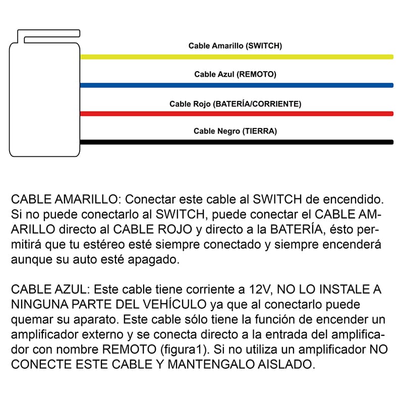 Autoestereo Caratula Desmontable, Bluetooth, USB, Aux - Steelpro
