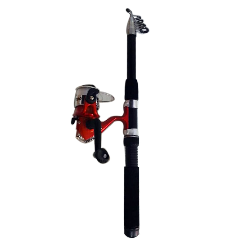 Caña De Pescar con Accesorios 2 M Juego De Pesca Full Impact