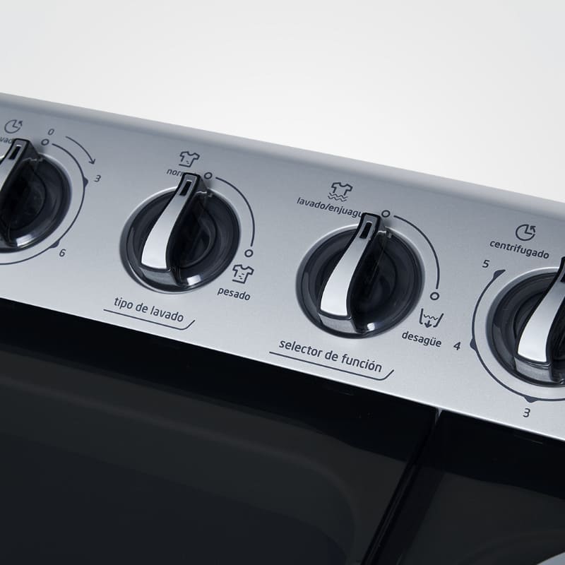 Lavadora Semiautomatica de 12KG 2 Tinas MIDEA MLTT12M2NUBW 