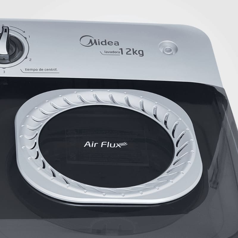 Lavadora Semiautomatica de 12KG 2 Tinas MIDEA MLTT12M2NUBW 