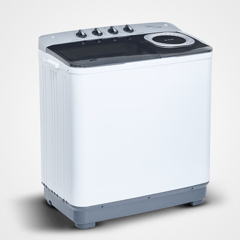 Lavadora Semiautomatica de 12KG 2 Tinas MIDEA MLTT12M2NUBW 