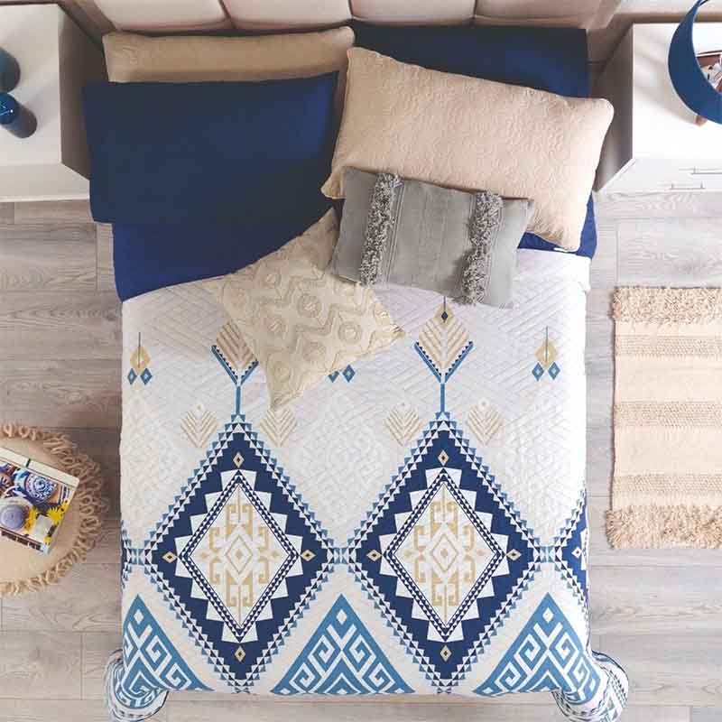 Edredón Matrimonial Ligero Capitonado Novo Tonalá Doble Vista Vianney