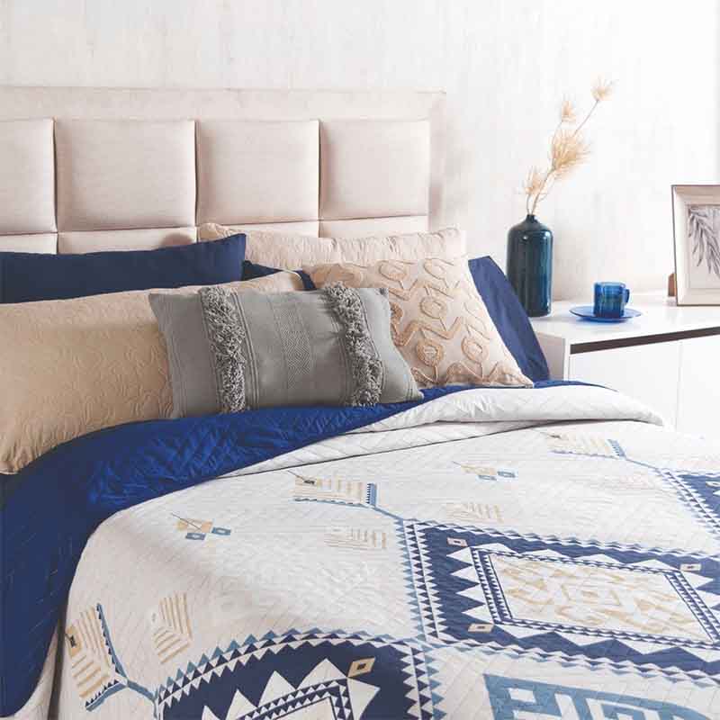 Edredón Matrimonial Ligero Capitonado Novo Tonalá Doble Vista Vianney