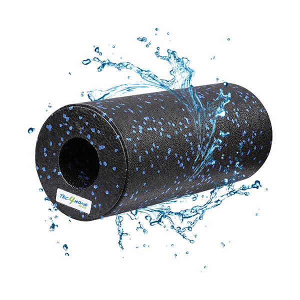 Tec4home - Rodillo Liso para Masaje Muscular - Cilindro para Automasaje - Tratamiento del Dolor de Cuello Espalda 