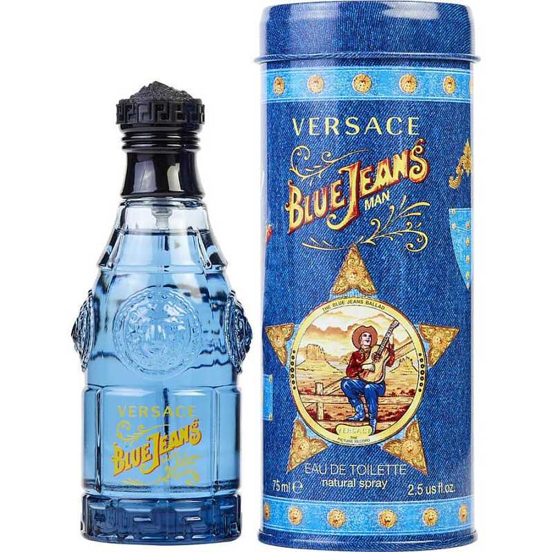 Perfume De Hombre Versace Blue Jeans 75 Ml Edt Orginal