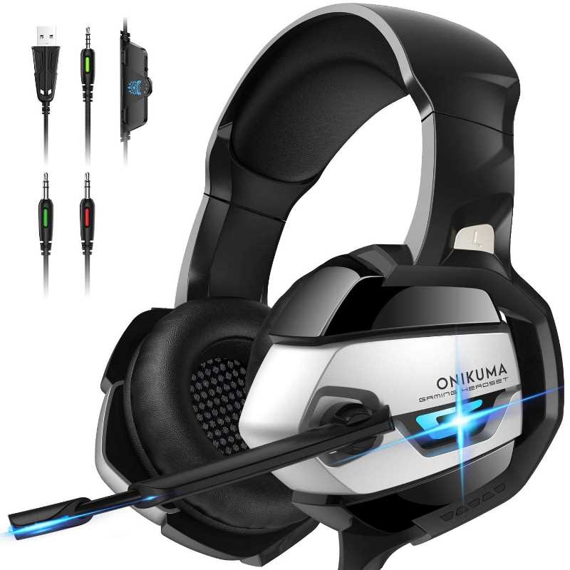 Audífonos gaming Onikuma Gadgets & Fun Audio Gamer con micrófono y luces LED