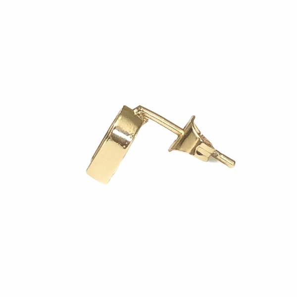 Collar en Chapa de Oro de 14K con dije de Herradura y par de Aretes - Mancini Joyas