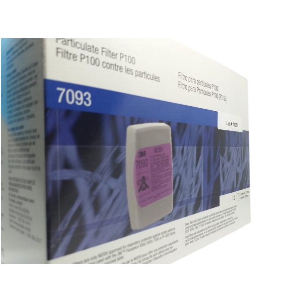 Filtros para particulas P100, 3M Modelo 7093 Original