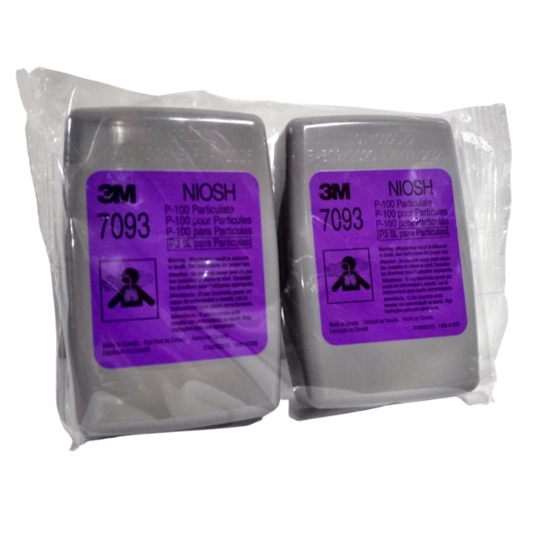 Filtros para particulas P100, 3M Modelo 7093 Original