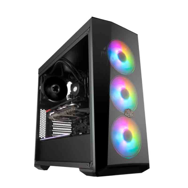 GABINETE COOLER MASTER MASTERBOX LITE 5 NEGRO ARGB ATX S/FUENTE CRISTAL MCW-L5S3-KGNN-05