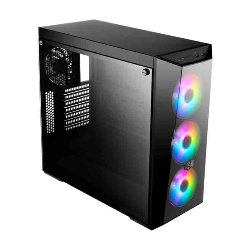 GABINETE COOLER MASTER MASTERBOX LITE 5 NEGRO ARGB ATX S/FUENTE CRISTAL MCW-L5S3-KGNN-05