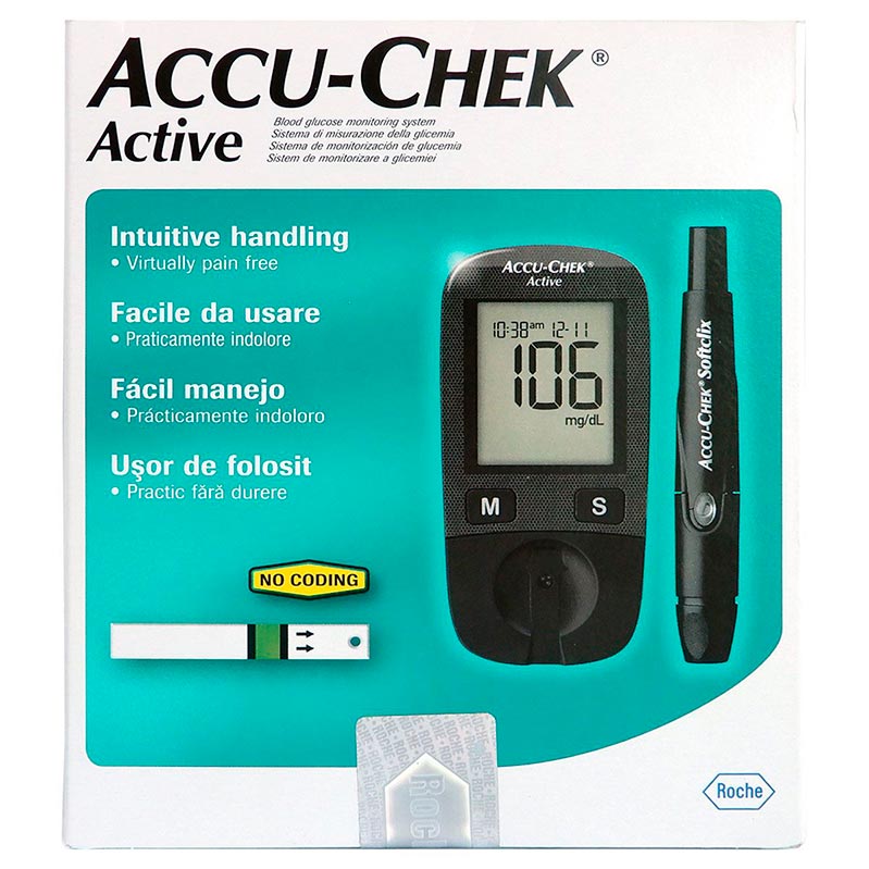 Medidor de Glucemia ACCU-CHEK ACTIVE KIT