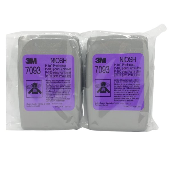 Filtros para particulas P100, 3M Modelo 7093 Original