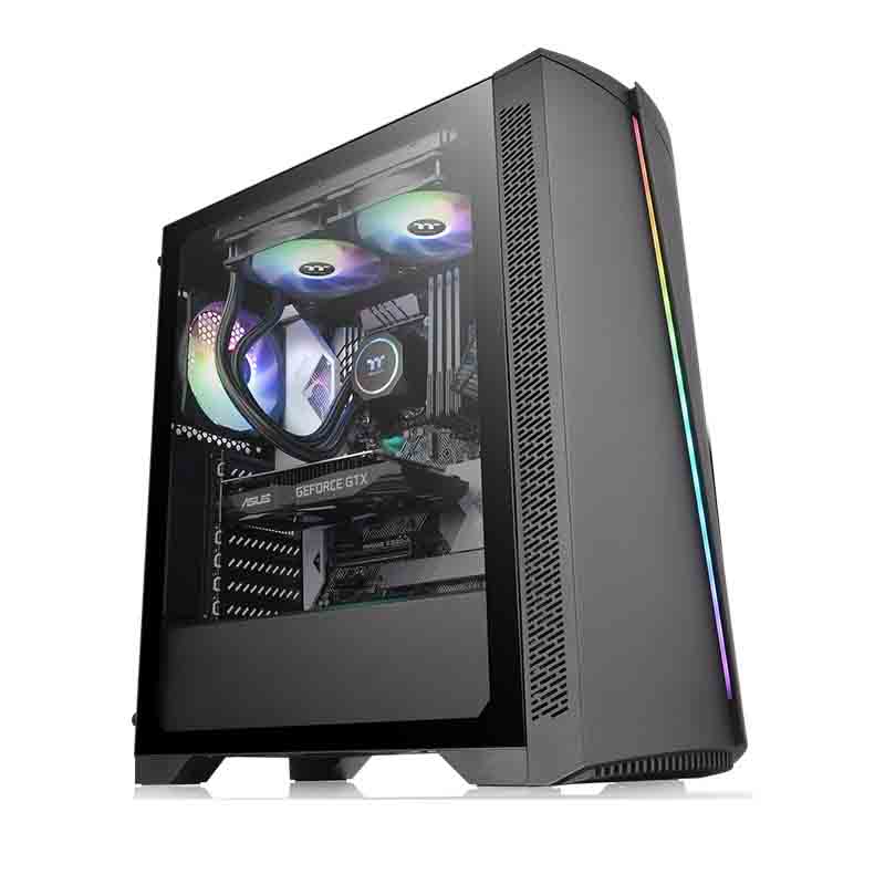 GABINETE THERMALTAKE H350 TG CRISTAL MIDITOWER C-1R9-00M1WN-00