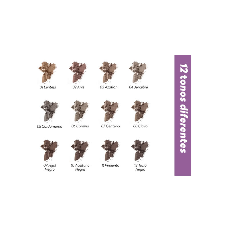 Sombra para Cejas Bissú Larga Duración Varios Tonos