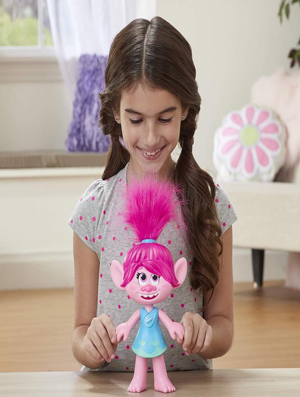 Trolls Poppy Superestrella Canta En Español Muñeca De 30 Cm