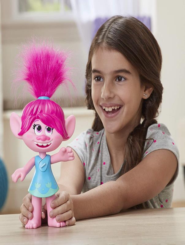 Trolls Poppy Superestrella Canta En Español Muñeca De 30 Cm