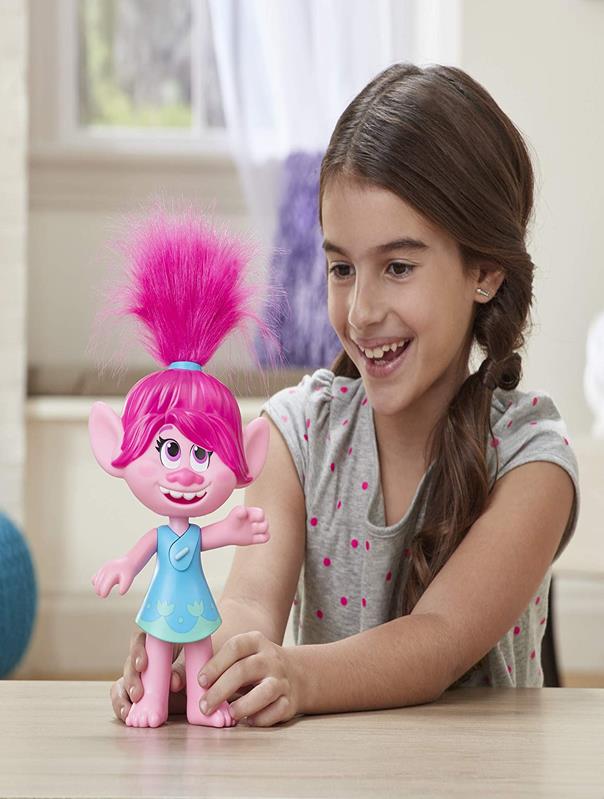 Trolls Poppy Superestrella Canta En Español Muñeca De 30 Cm