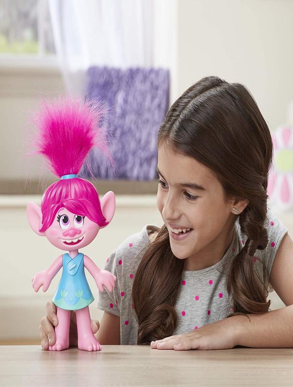 Trolls Poppy Superestrella Canta En Español Muñeca De 30 Cm