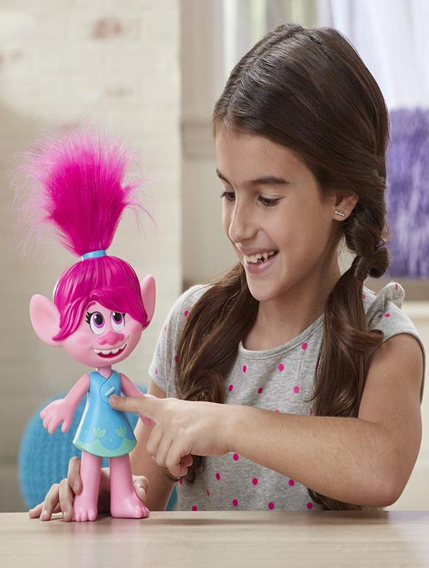 Trolls Poppy Superestrella Canta En Español Muñeca De 30 Cm