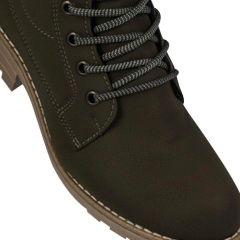 Botas Para Dama Hpc Polo Heavy Color Verde Militar 449