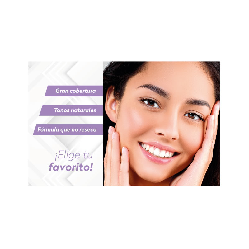 Maquillaje Compacto Bissú Gran Cobertura Tonos Naturales