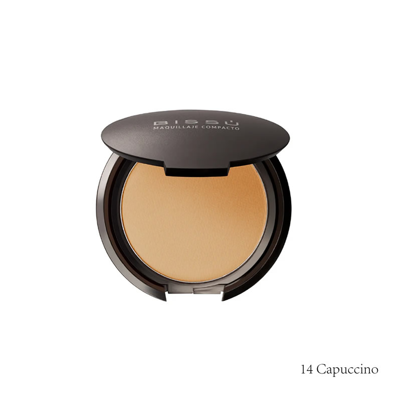 Maquillaje Compacto Bissú Gran Cobertura Tonos Naturales