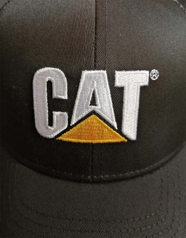 Gorra / Cachucha Caterpillar Con Malla Mesh Black