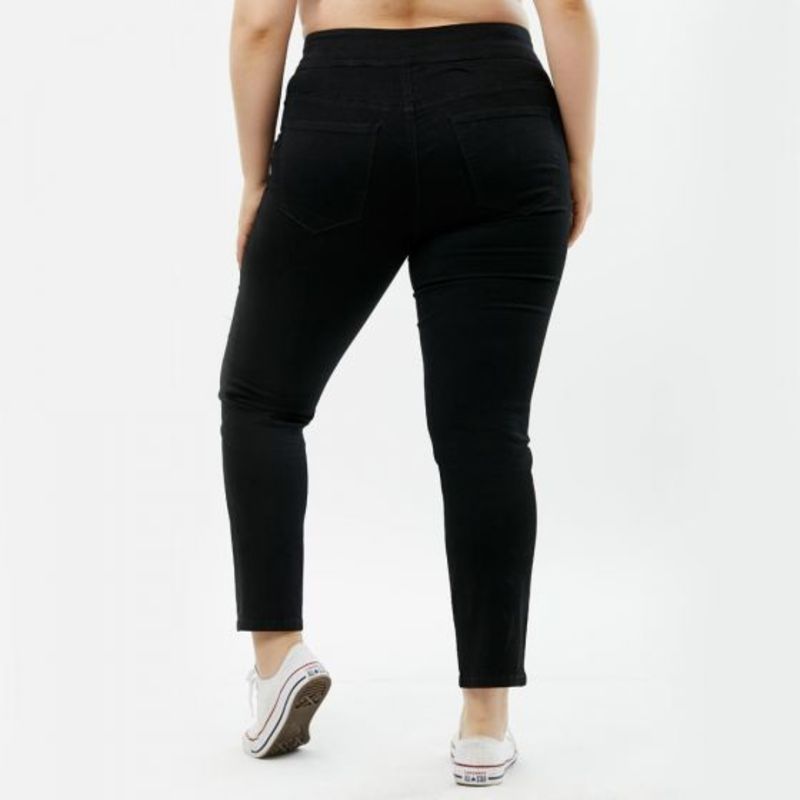 Jeans Para Mujer Tallas Extras Curvy Color Negro 639