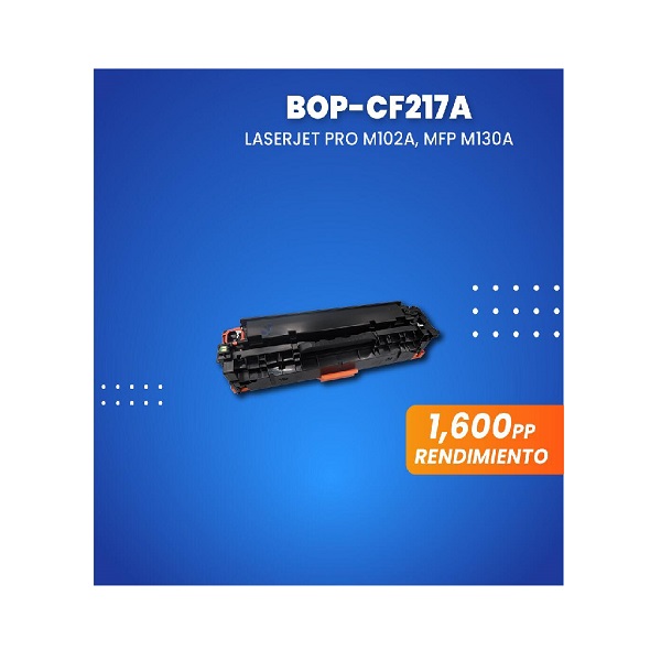  BOB COMPATIBLES CON TONER CF217A 1600 IMPRESIONES PRECIO DE LIQUIDACION
