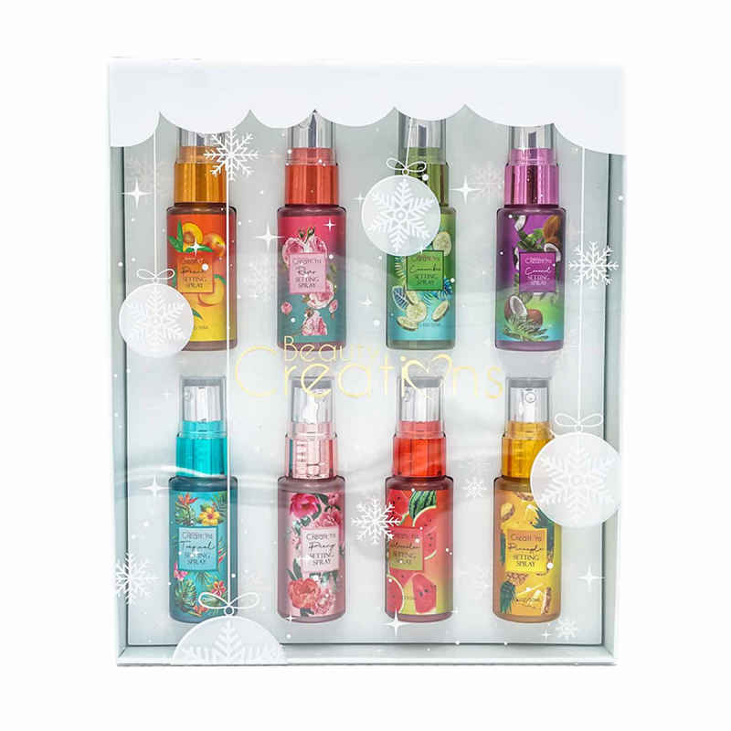 Set de 8 Piezas De Spray Fijador Para Maquillaje Mini Beauty Creations