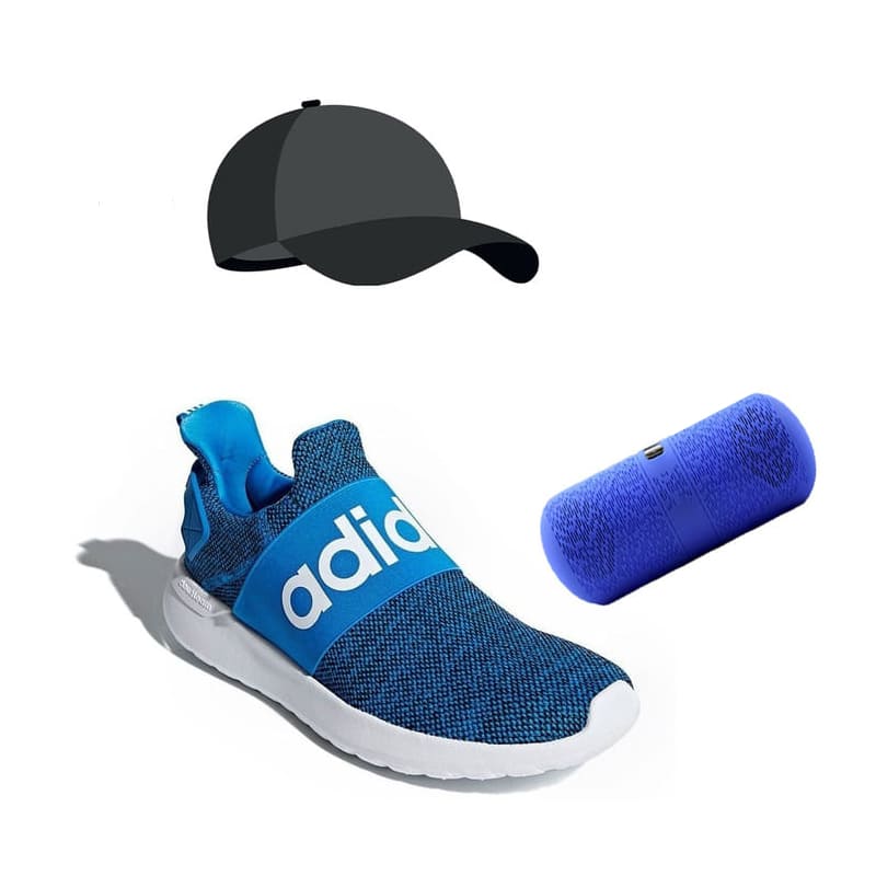 Tenis Adidas Lite Racer Adapt DB1647 + Gorra Nueva Era + Bocina