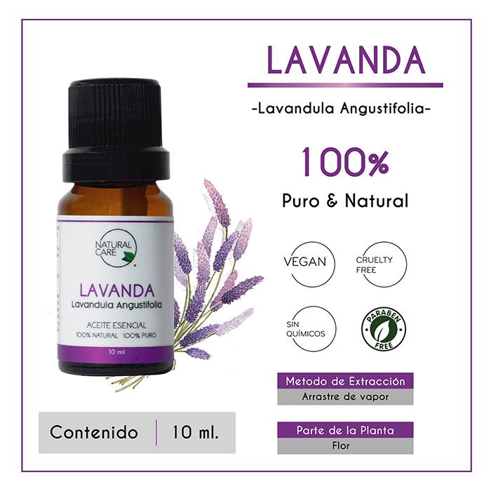Aceite Esencial De Lavanda 100% Natural 100% Puro