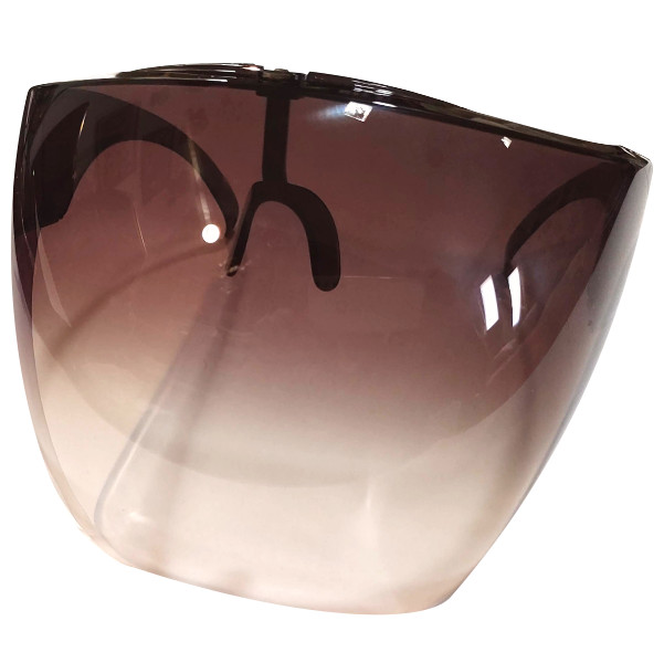 Protector facial (careta) tipo burbuja Café 